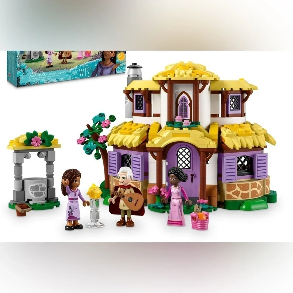 LEGO Disney Wish: Asha’s Cottage Building Toy, Collectible #43231